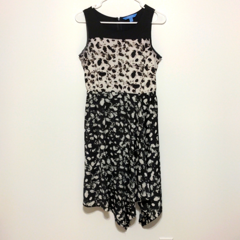 🌈3 for $12 🌈Simply Vera Asymmetrical Mixed Media Midi Dress Sz S